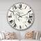 Designart 'Bamboo Leaves Ii Farmhouse Wall Clock